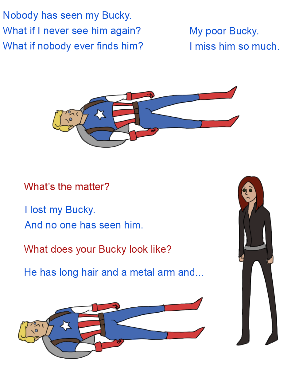avengersonna:  buckybernes:  foxywinchester:  i want my hat back more like the exact