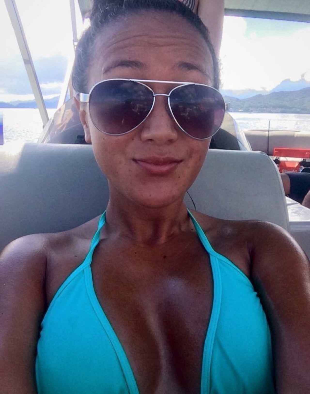 usmcperv:  Anyone know this sexy marines name???? Let me know!  No but she&rsquo;s