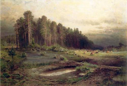 Elk Island in Sokolniki, Alexei Savrasov, 1869