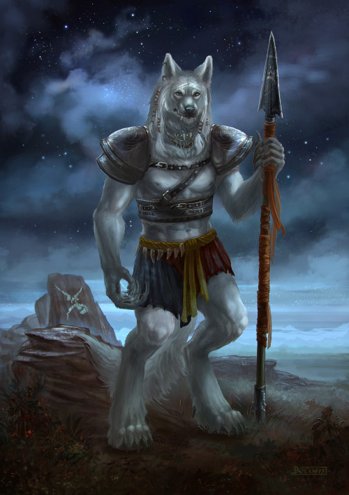 Werewolf Silver Fang from the book “Werewolf: the apocalypse” created by White wolf