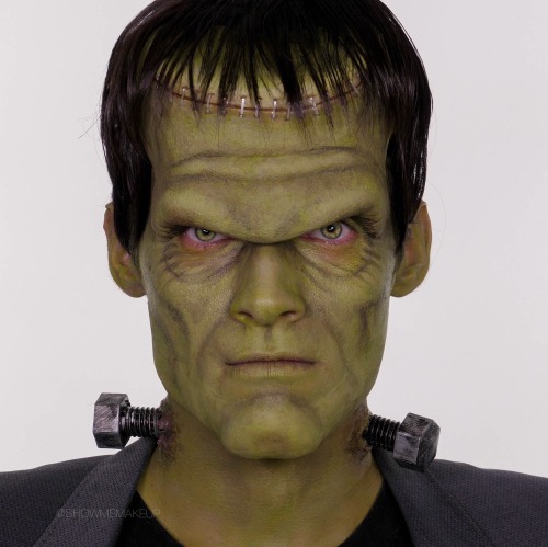 FRANKENSTEINS MONSTERThis weeks Halloween makeup transformation is Frankenstein’s monster!I ha