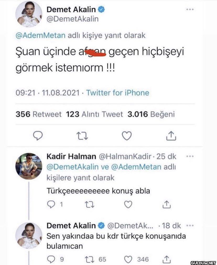 Demet Akalin @Demet Akalin...