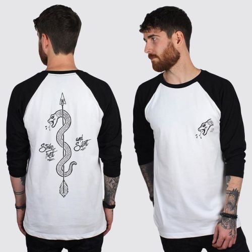 The Strike Fast raglan is flying out! Custom cut, three quarter sleeves perfect for rolling - we can