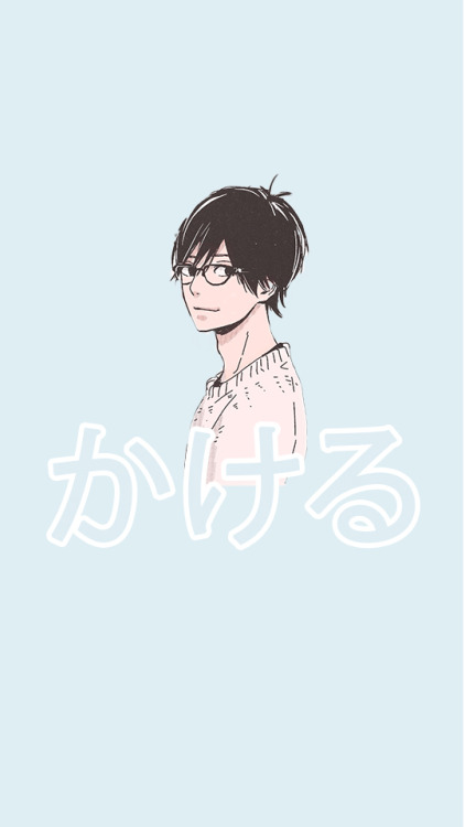 midorimashintaru:   ♡ Naho &amp; Kakeru phone wallpapers  ♡ 