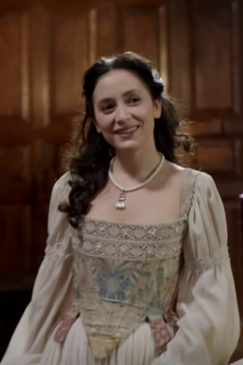 This costume was first worn by Gaia Weiss as Mary Fleming in the 2013 version of Mary, Queen of Scot