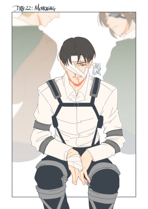 pinkunina: Manga spoiler alert Day 22. Mourning [SNKTOBER2020] “He is able to move forwar