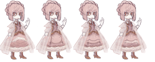 I was trying to finalize some more OC designs and went through a lot of different versions… c
