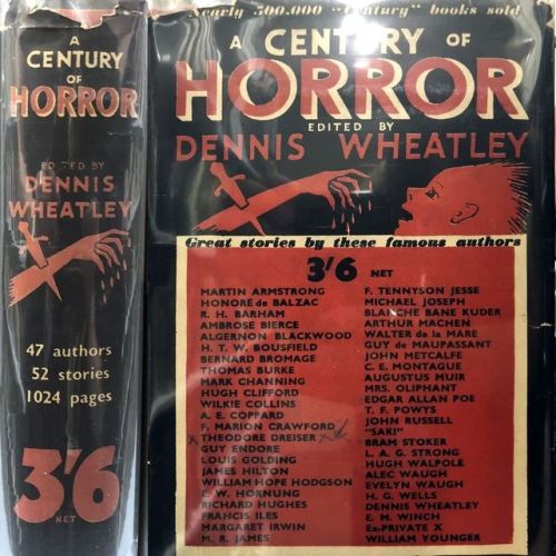 Happy Halloween! *A Century of Horror* is from Theodore Dreiser’s Library—thus explaining why the au