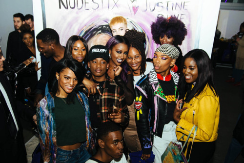  JUSTINE SKYE • TUMBLR IRL • NEW YORK, NY • 1/20/18Last night, Justine Skye (@justineskye) brought b