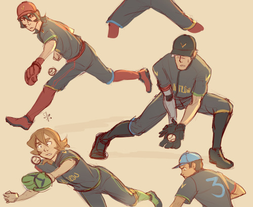 solkorra:Voltron Paladins x Baseball!For study baseball poses and for fun x3hope you like it!