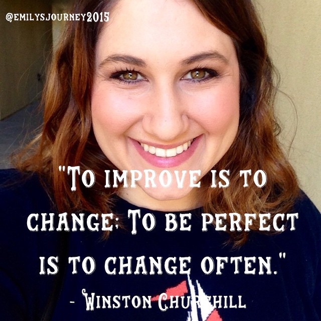 Change is scary but necessary. Have to tell myself this quite often. “To improve is to change; to be perfect is to change often” - #winstonchurchill #change #inspiration #weightlossjourney #ww #ww360 #tiu #toneitup #biggestloser #wwsupport...