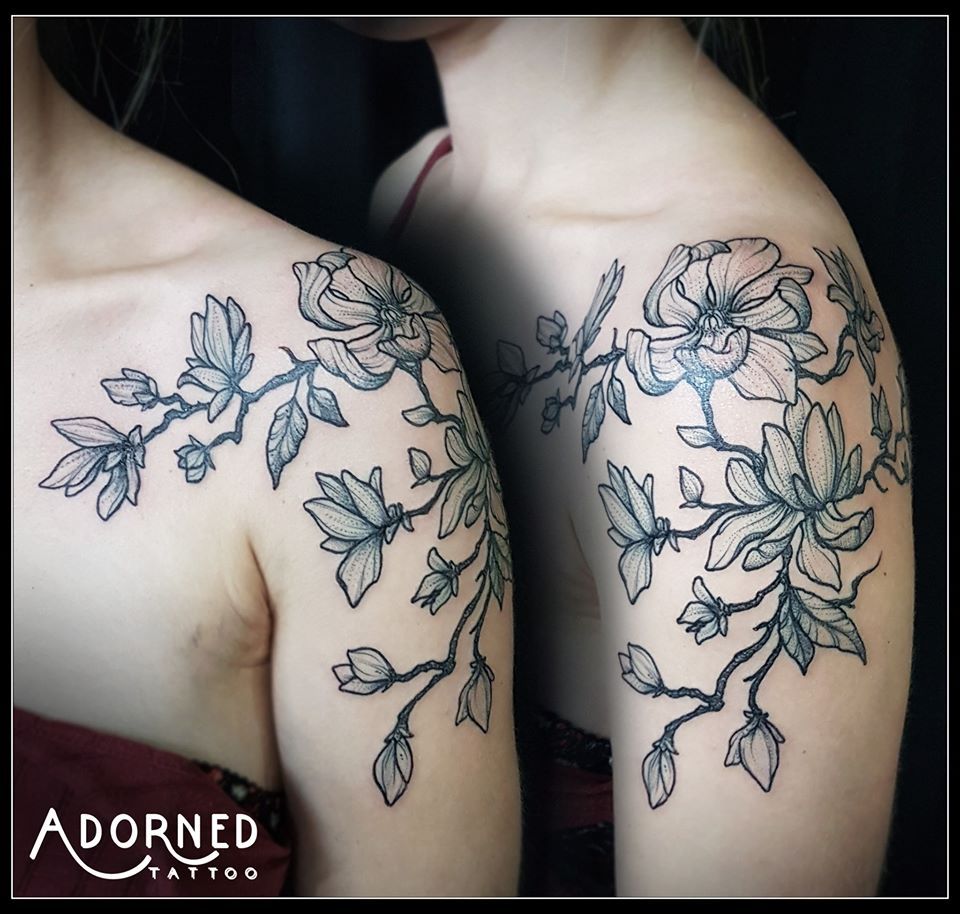 Beautiful Magnolia Flower Tattoo Ideas  Tattoo Glee