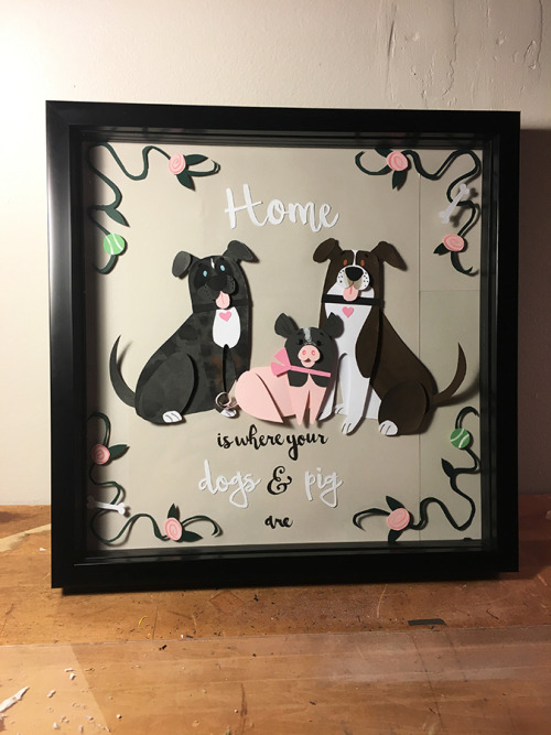 I recently created this custom pet portrait for a friend, and I absolutely loved making it! I would 