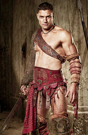 Manu Bennett as Crixus