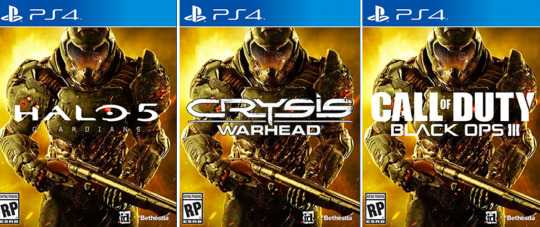 kiryu-ex:  0verwatch:  ppl who are making fun of how generic the Doom 4 cover is