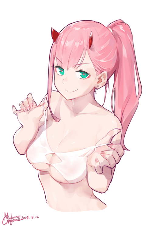 a-titty-ninja: 「DARLINGintheFRANXX1/2/3/4/5/6」 by Gorgeous Mushroom ๑ Permission to reprint was given by the artist ✔. 