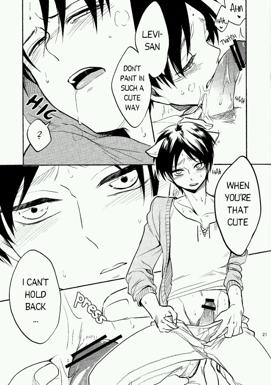 hardcoreyaoilover:  Eren topping a crossdressing Levi. Yum &lt;3 Read the whole