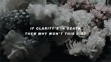 if clarity's in death then why won't this die