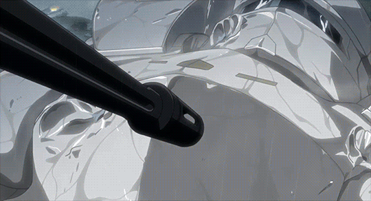 theblackmegadeus:   this scene is sick because the major is effortlessly one-handing