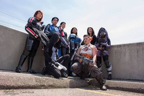 emmanese:  “Stand Strong, Stand Together” Our Mass Effect Squad™ from Anime North 2016! Photography: