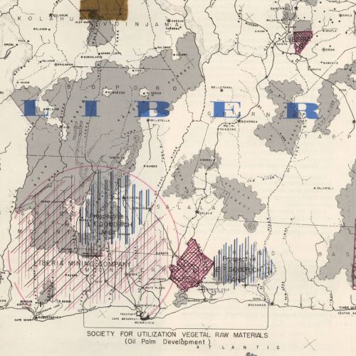 This map of Liberia comes from “Liberia Today,” a publication made by the United States Embassy in L