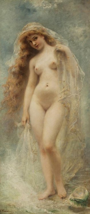 ethereal-l0ve: The Birth of Aphrodite, konstantin makovsky 1915