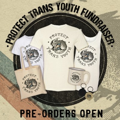 tombofnull:tombofnull:Happy to announce pre-orders are now LIVE for shirts and more!All profits will go to benefit TransFamily Support Services’s Alabama chapter.Pre-Order Link Here!EXTRAS WILL NOT BE AVAILABLE AFTER PRE-ORDERS CLOSE, so order now
