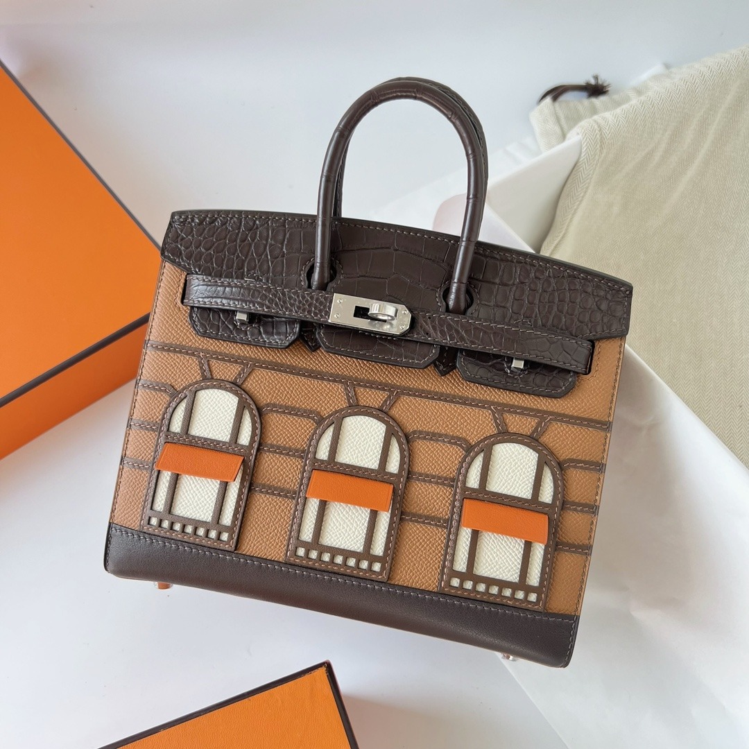 Hermes Birkin 20 Sellier Faubourg Bag Limited Edition Palladium – Mightychic