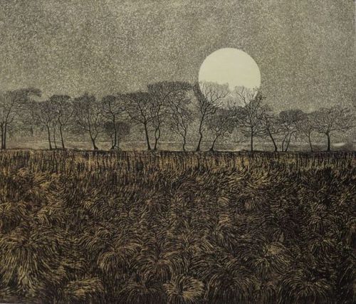 art-mysecondname:Phil Greenwood -  Morning Moon
