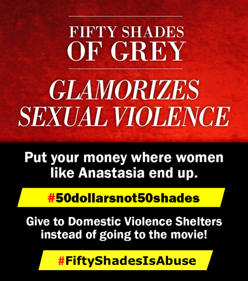 We updated these great “50 Dollars Not 50 Shades” graphics so they ALL have both campaign hashtags. 