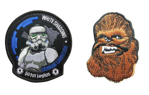 lesstalkmoreillustration:Embroidered Iron On Star Wars Patches By FlagPatchKingdom On Etsy*More Thin