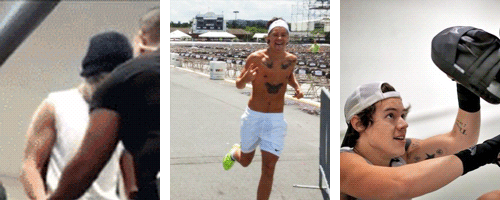 harrycmon:  ♫ I wanna see you work out for me. ♫ 