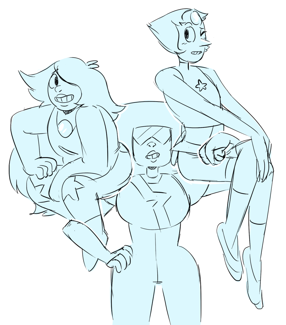 gemlings:  HAPPY TWO YEARS OF STEVEN UNIVERSE HERE’S A LAST MINUTE LITTLE DOODLE