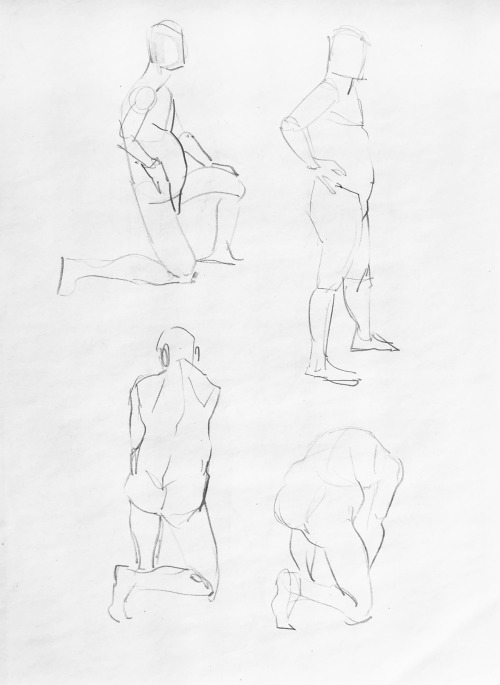 Just some sketches from life drawing sessions. 3mins and 15 mins poses