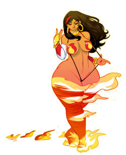 Risax: Carmessi:   Hot Thighs! That Would Be True Without The Flames Too. 