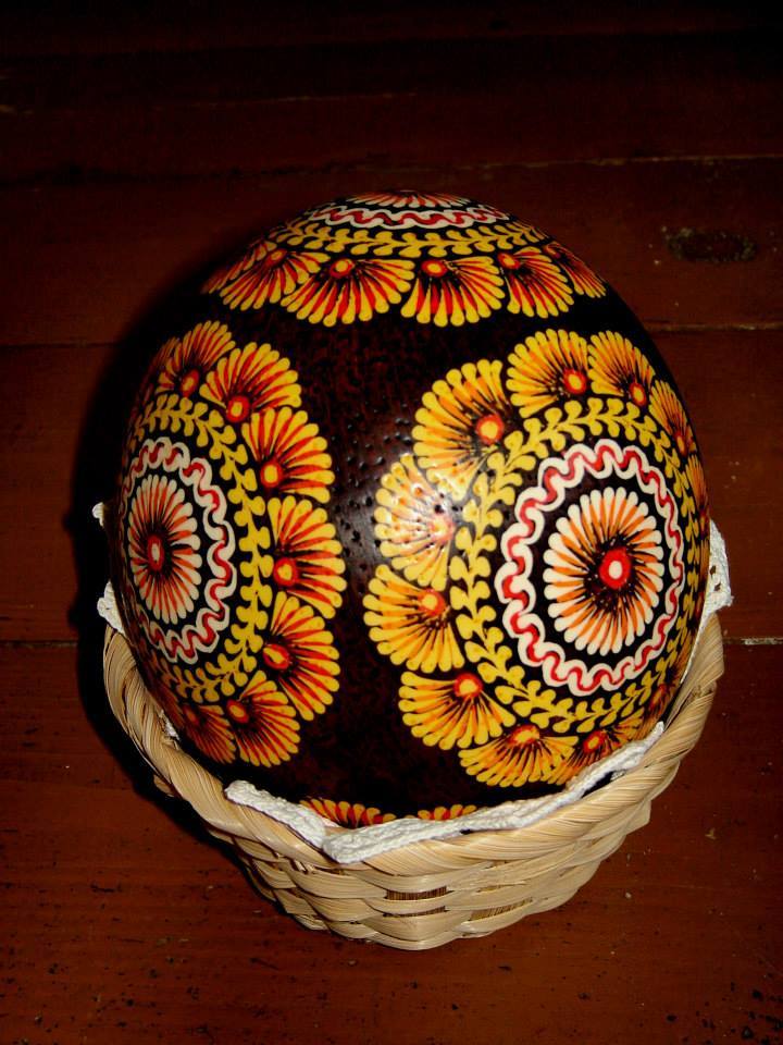 Traditional pisanki (decorated Easter eggs) created by the folk artist Genowefa Skardzińska [source].
Word pisanki is derived from the verb pisać (”to write” or in old Polish: “to paint”) as a reference to old tradition of leaving messages or wishes...