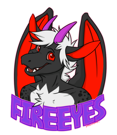a Badge for FireEyes via Telegram!Badges like these are available for $40 USD!