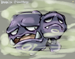 dandidoo: More stuff from my old Tumblr Not furry but just a drawing I did of one of my fav pokemen Weezing does not get enough love. 