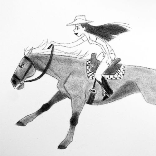 Full sprint#pencildrawing #horse #equestrian #illustration #horsegirl #art #drawing #traditionalarth