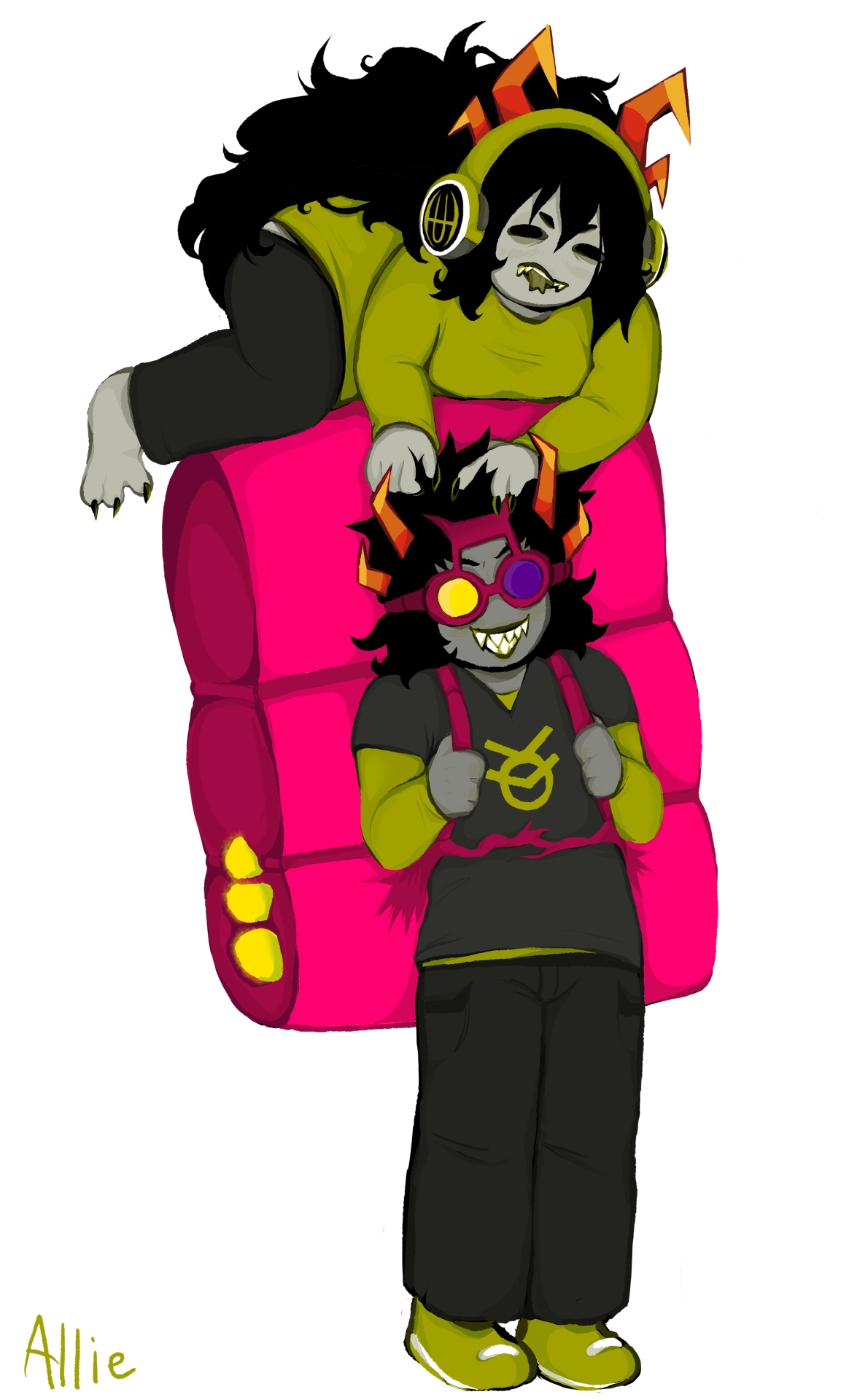 basically only homestuck and hiveswap idk — i hate these two ( my favorite  hiveswap characters...