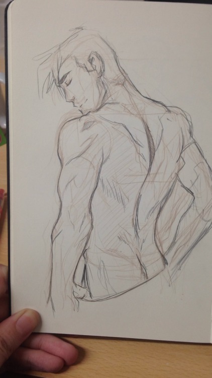 spacedadshirogane: And another Shiro lunch sketch .