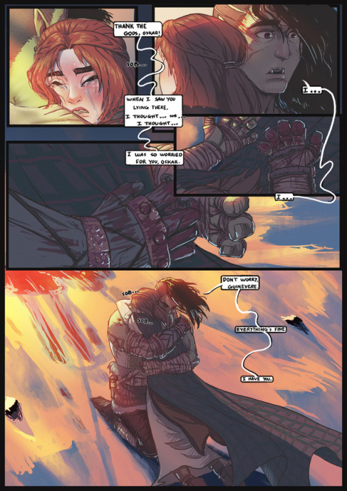 orcbarbs:Some pages from a random chapter of a hypothetical Tusk Love graphic novel :D Man this on