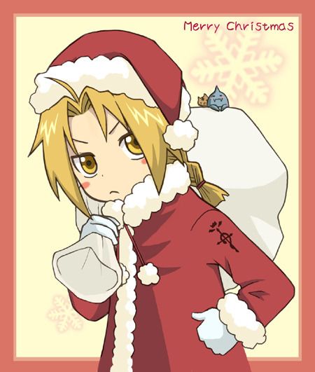 Merry christmas anime girls