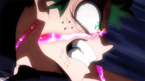 Holy Trinity of BNHA guys ripping their shirts during fights.