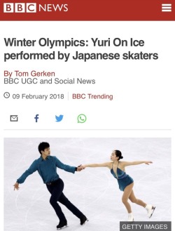 victuuri:  BBC NEWS COVERED YURI ON ICE AT