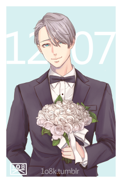 1o8k: Congrats on the engagement !!!   💍   Yuuri We have come a long way.  
