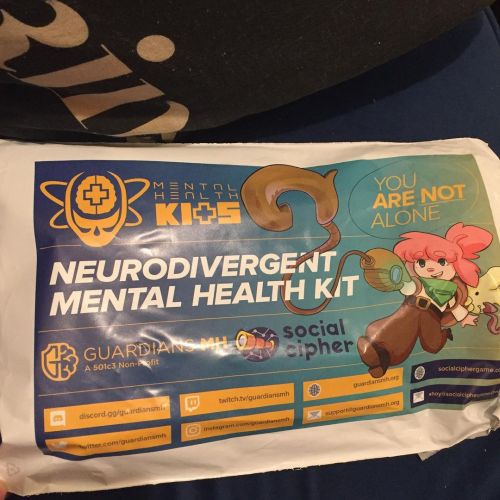 #NYCC21 had this room where I found a Neurodivergent Mental Health Kit that includes a coloring book