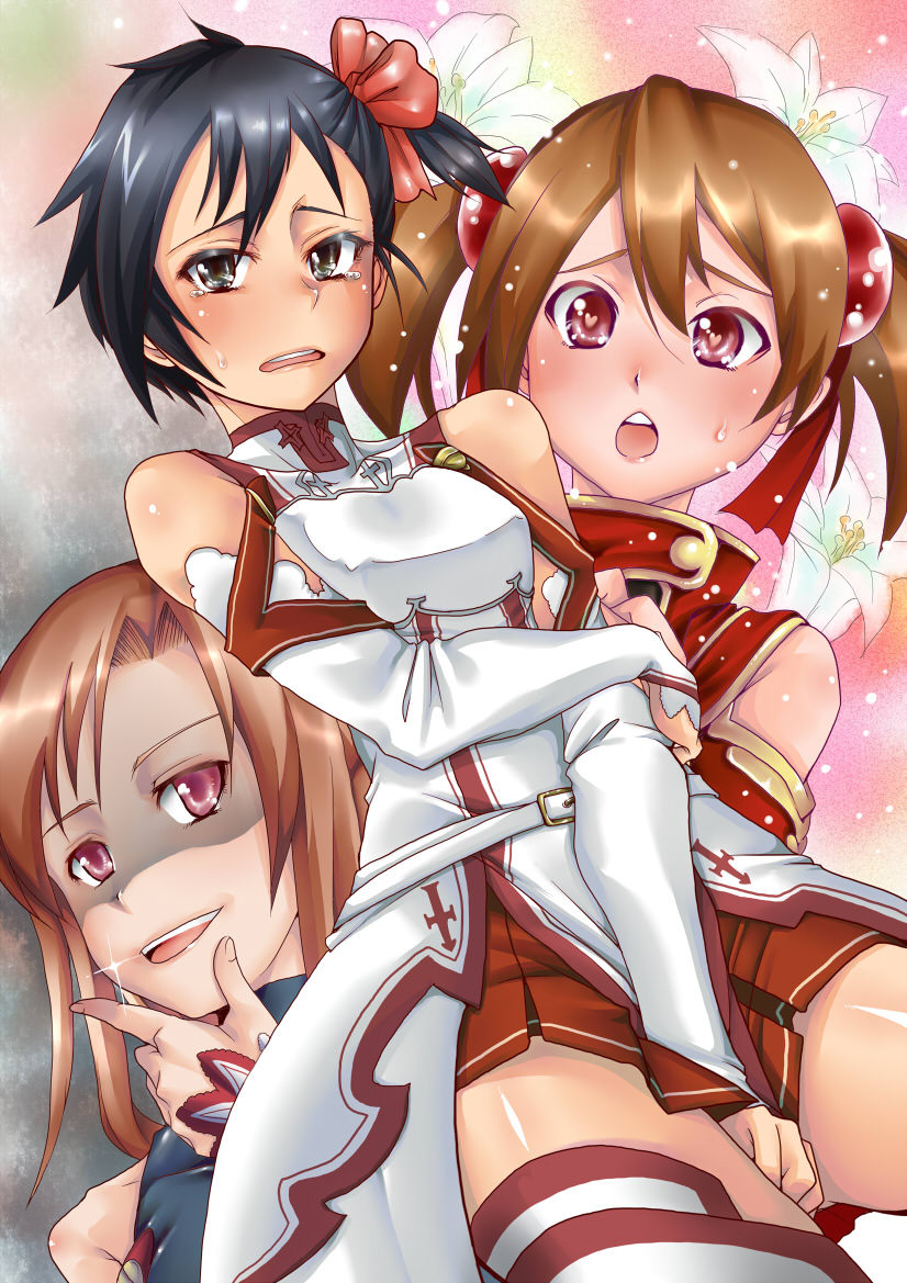 Asuna knows she could make a lot of gold renting her boyfriends ass! 