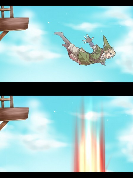 mitsufoxy:  When Skyward Sword Link meets SSBB.