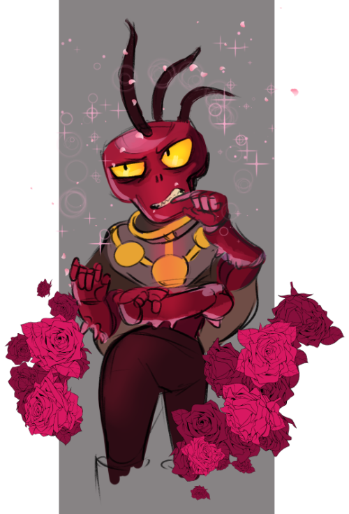 alizabug:oh i forgot to post this here! from @neo-kosmos it’s my fave bug so far, i hope that she wi